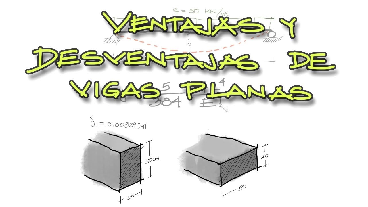 Ventajas y desventajas de las vigas planas