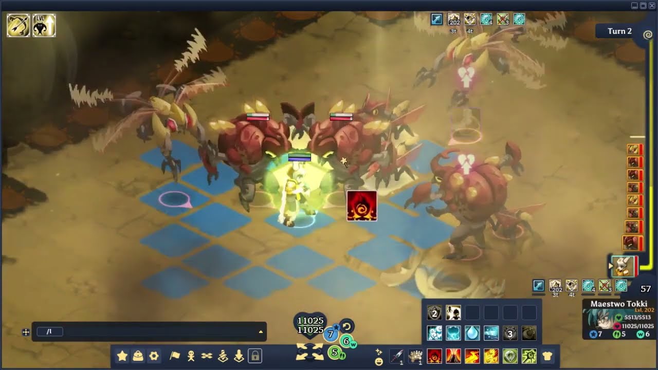 WAKFU 1.82 - Feca ve numeros grandes, Feca contento.