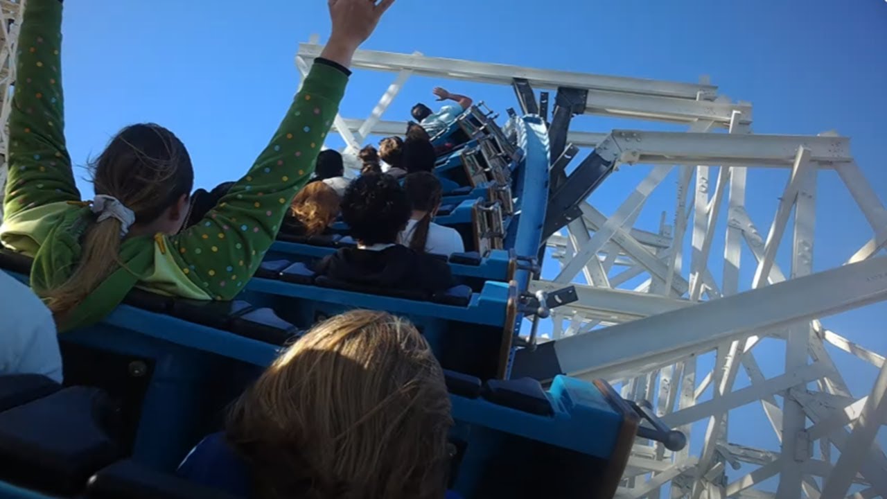 Twisted Colossus - Six Flags Magic Mountain - Row 11 (4K HD POV) - November 2023