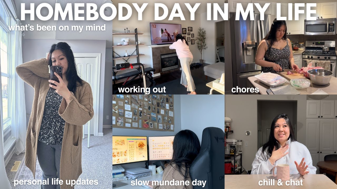 homebody day in my life, sharing some personal life updates, slow mundane day, chill & chat 🏡🤍