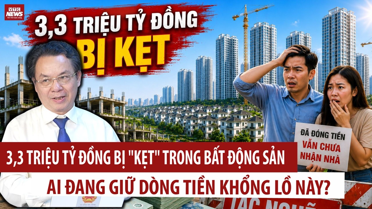GS.TS Ho&agrave;ng Văn Cường: 3,3 Triệu Tỷ Đang Ở Đ&acirc;u Khi 4.500 Dự &Aacute;n Bất Động Sản Đồng Loạt Tắc Nghẽn?