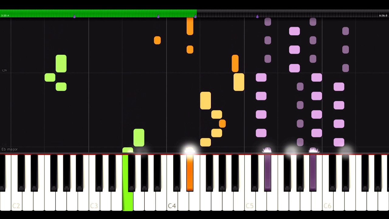 Symphonie No.1 - Final - Louis Vierne - Synthesia HD 60 fps