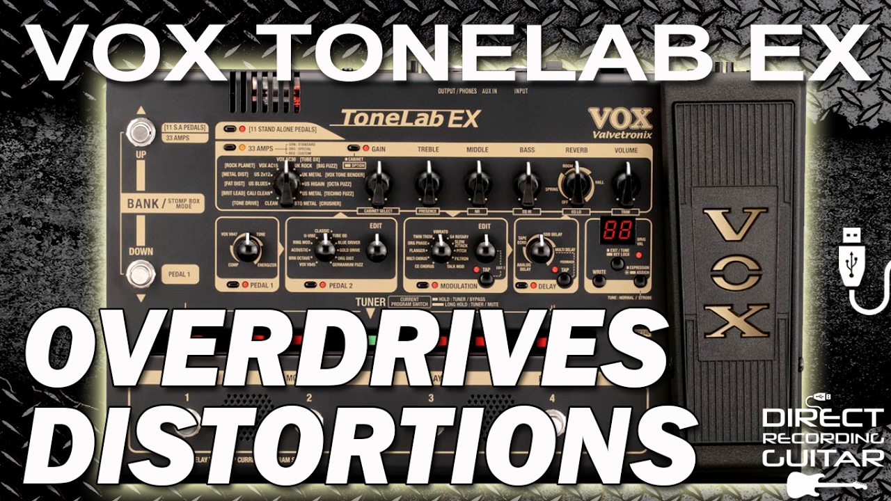 Tonelab EX Overdrive Distortion sounds SOUND DEMO