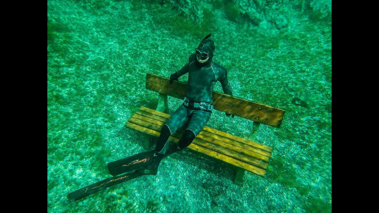 Freediving in Grüner See (Austria) 2014