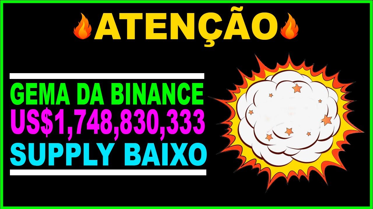 CRIPTOMOEDA LISTADA NA BINANCE COM SUPPLY BAIXO PODE INTEGRAR O NOVO SISTEMA DE PAGAMENTOS MUNDIAL!