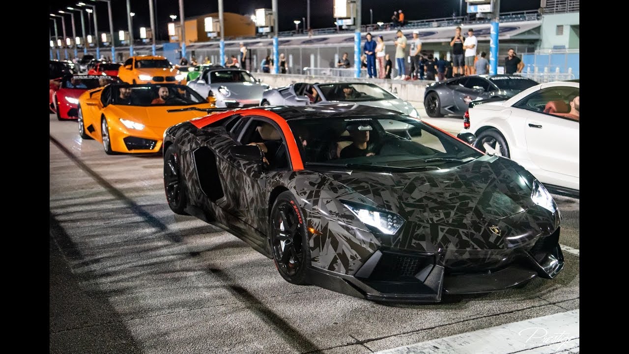 Accelerations,Launch Controls,Racing Halloween Supercar Run 2018 Lamborghini VS Porsche VS McLaren