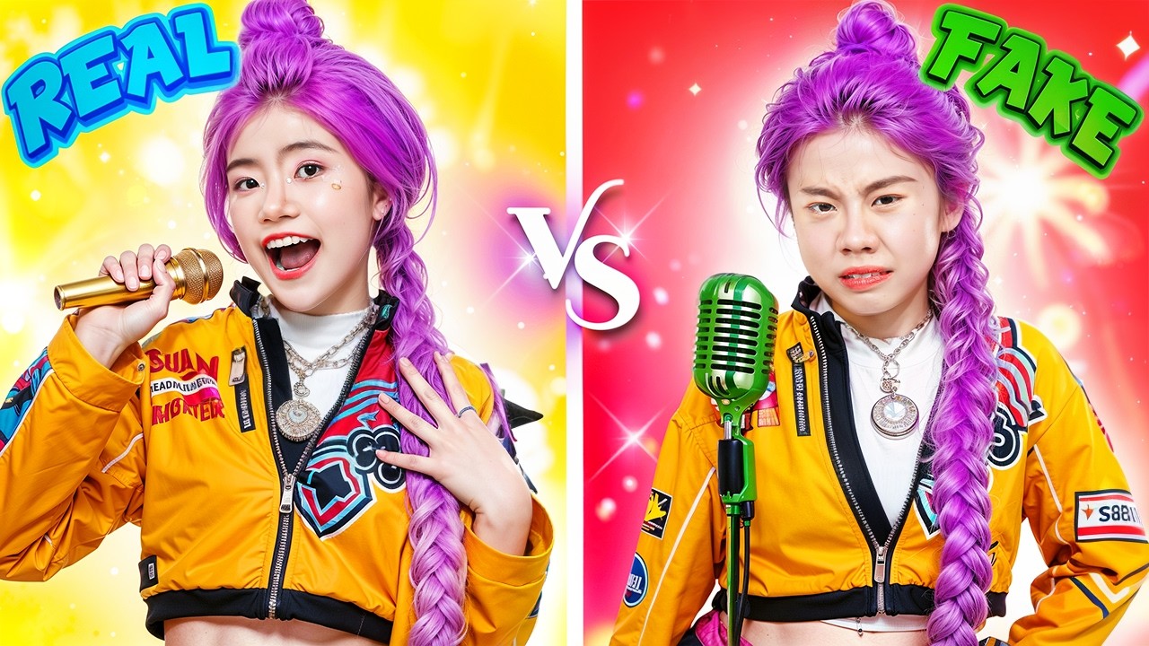 Настоящая Руми Vs Фейковая Руми! Бэби Долл Хочет Стать K-pop Охотницей На Демонов!