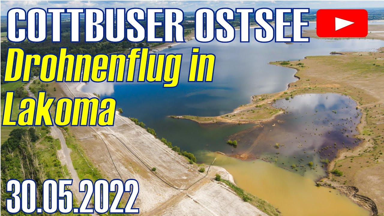 Cottbuser Ostsee - Drohnenflug am 30 Mai 2022 in Lakoma