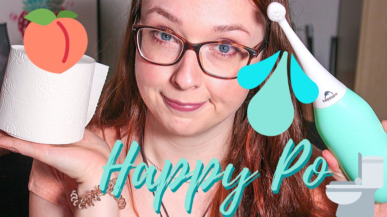 DIE Alternative zu Klopapier - HAPPY PO | Mini-Bidet zur Intimhygiene, nachhaltig & zero waste