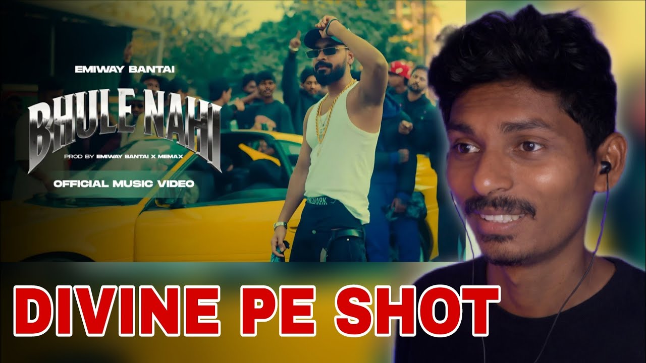 EMIWAY BANTAI - BHULE NAHI | OFFICIAL MUSIC VIDEO | REACTION 