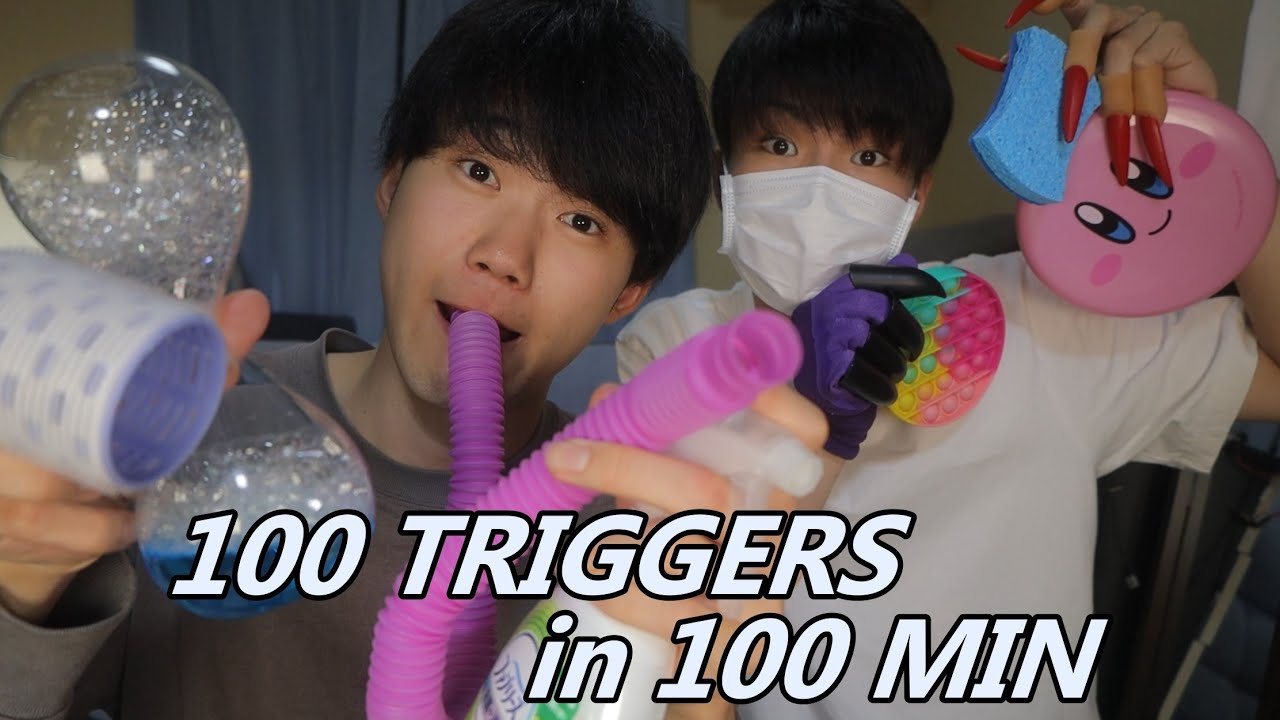 【ASMR】100 Triggers ASMR in 100 Mintues 🔥