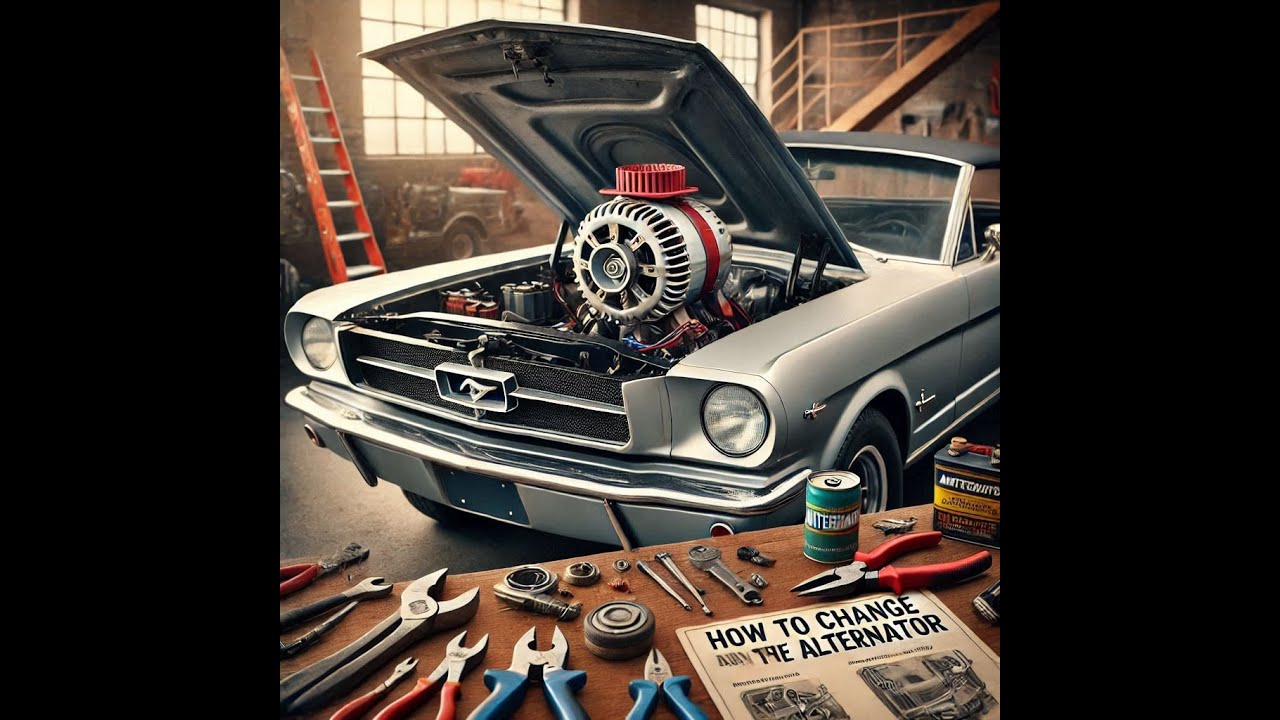 How I replaced my 2011 Mustang Alternator