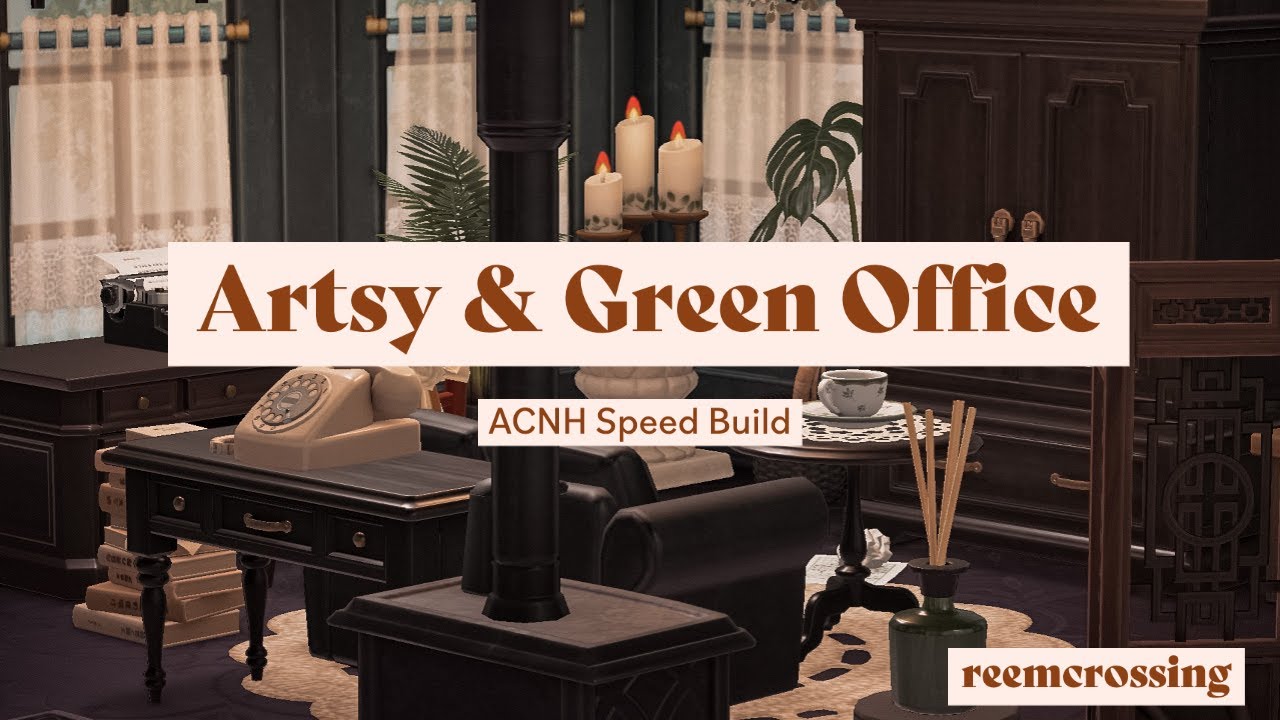 Filmmaker & Writer's Office | Speed Build | Animal Crossing New Horizons | ReemCrossing
