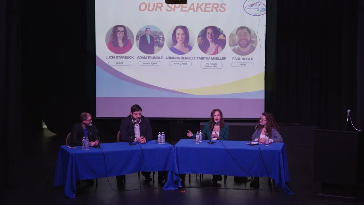 Sierra Nevada Forum: The Fourth Estate: How Local Journalists Report on Nevada Politics