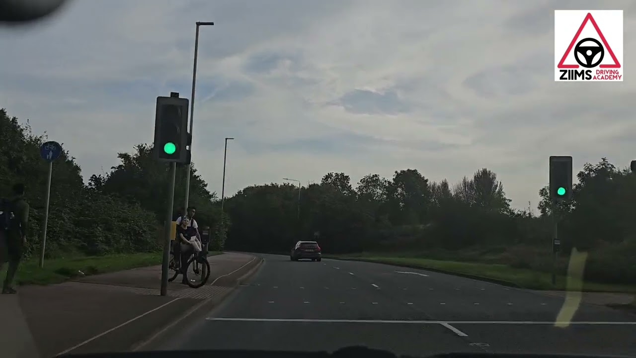 Cannock Street Leicester KFC Roundabout taking 3rd exit to Peterborough and Tesco Hamilton 3rd Exit