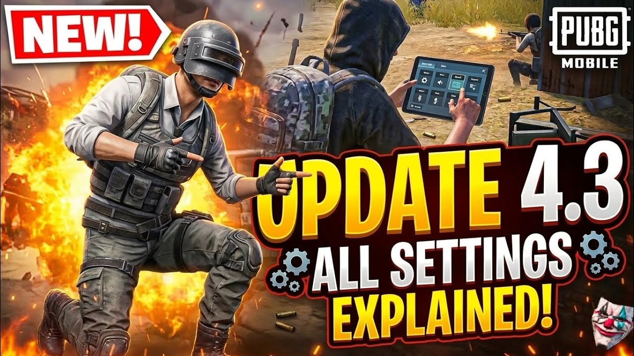 PUBG 4.3 UPDATE ALL SETTINGS EXPLAINED! 🔥 Optimize Your Game Now!