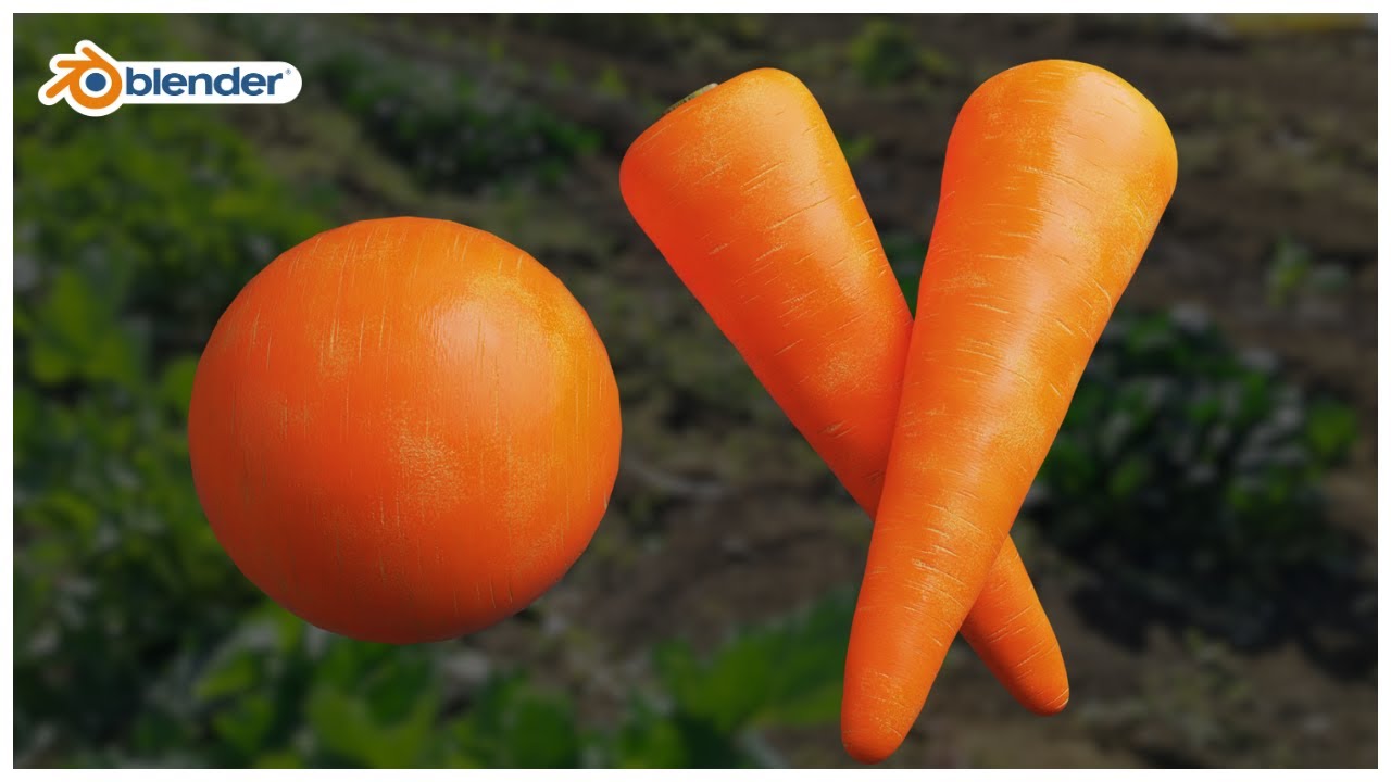 【Blender】人参（carrot）の作り方を解説！