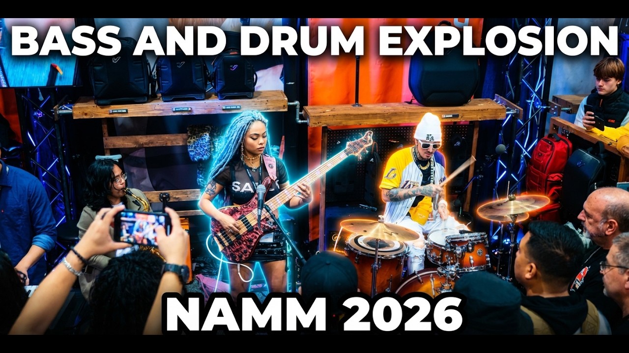 Bass and Drum Explosion: Mohini Dey x Marco Cirigliano at NAMM 2026