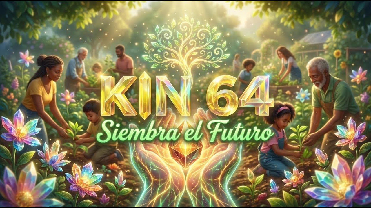 ¡Planta tus Sueños! 🌱 KIN 64: Semilla Cristal Amarilla | Música para la Cooperación