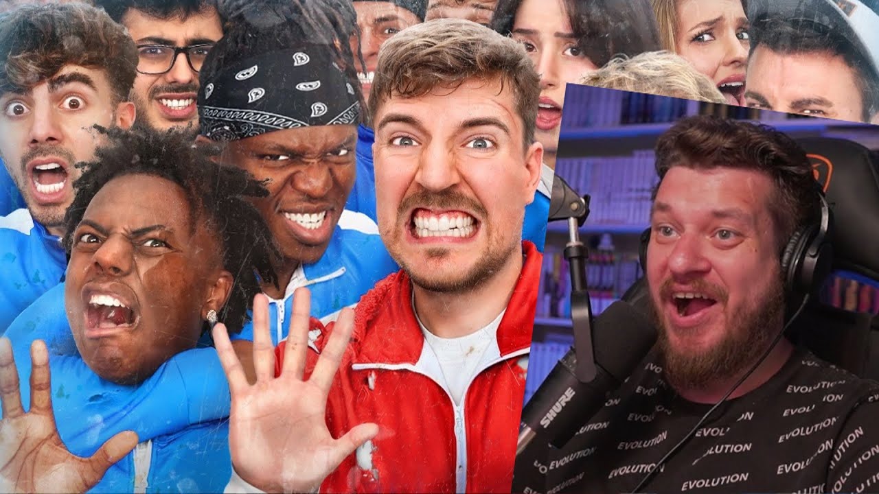 50 Ютуберов Борются За $1,000,000 | РЕАКЦИЯ НА MrBeast