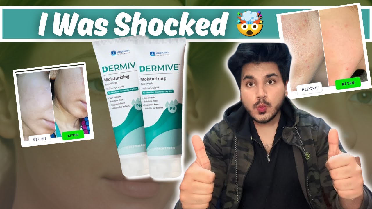 Dermive Moisturizing Face Wash | Best Face Wash For Dry Skin & Sensitive Skin