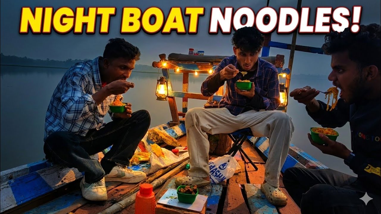 Living 24 Hours On boat ⛵ challenge.