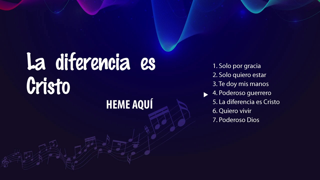 La diferencia es Cristo  - Heme Aquí