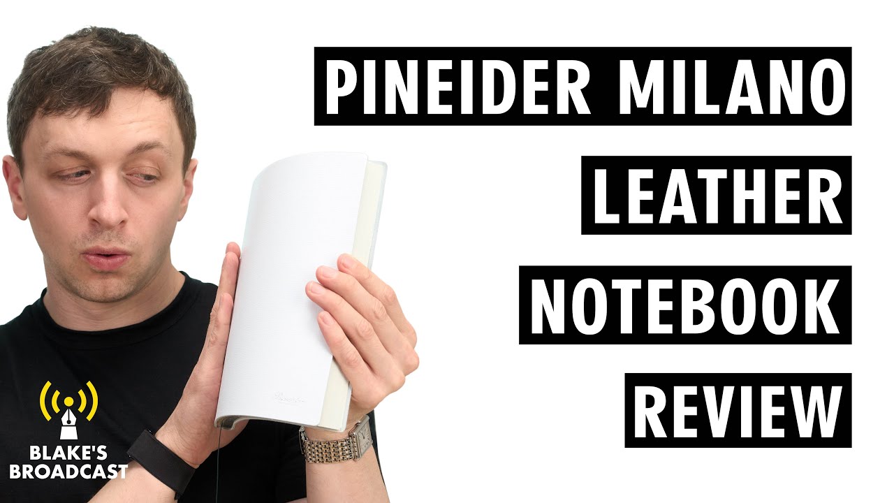Pineider Milano Leather Notebook Review 4K