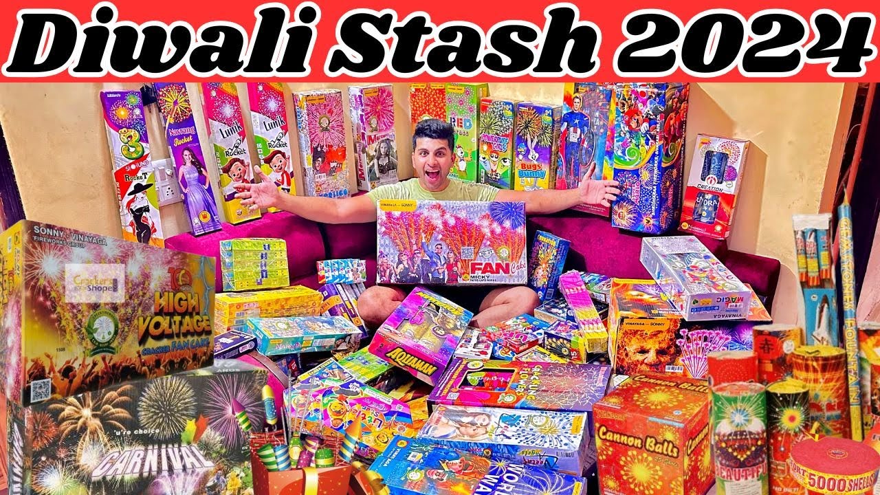 Diwali Crackers Stash 2024 | SONNY Skyshot ,Fancake , Rocket , Anaar , Cock Brand , Cornation Nazi