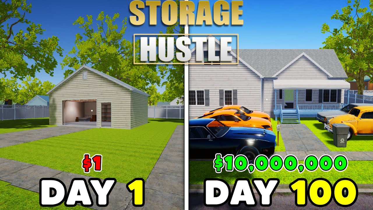 I Spent 100 Days in Storage Hustle