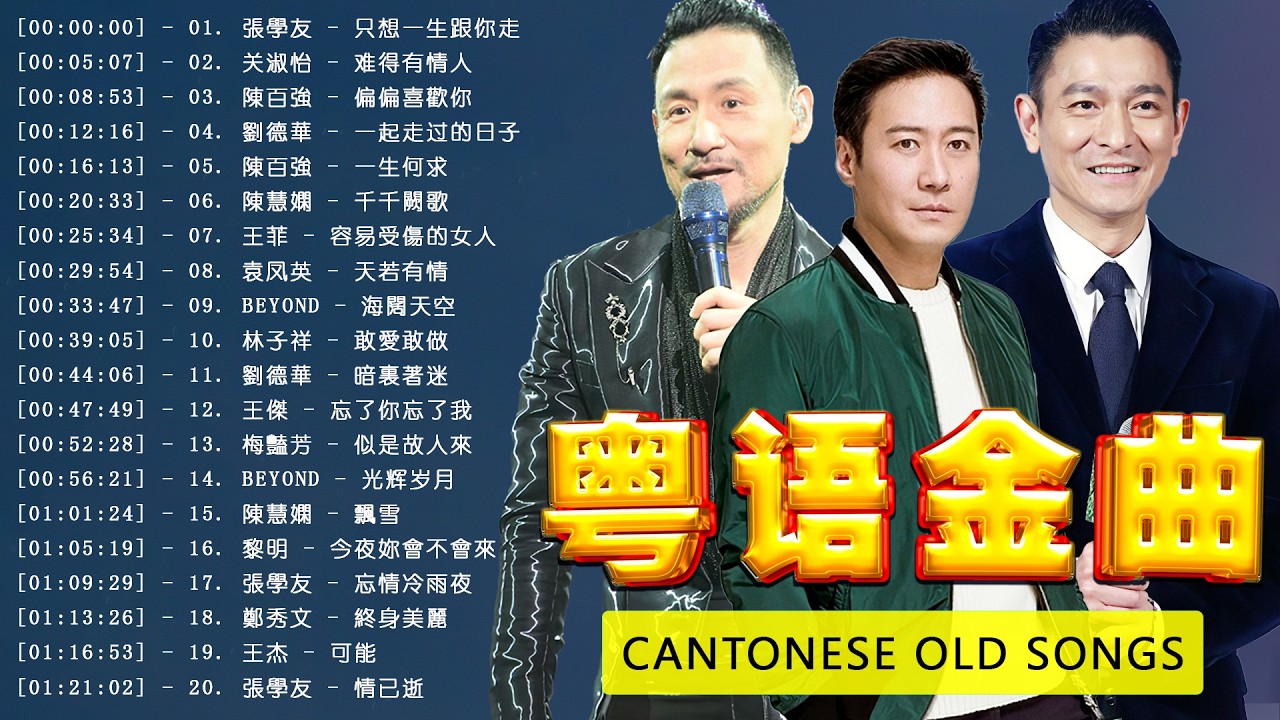 最港風間奏，你還有放不下的那個人嗎？Beyond、張學友、劉德華、黎明、王菲、李克勤、葉蒨文、林子祥、鄭中基、张国荣、陳百強、梅艷芳、王傑【歌词版 Lyrics】