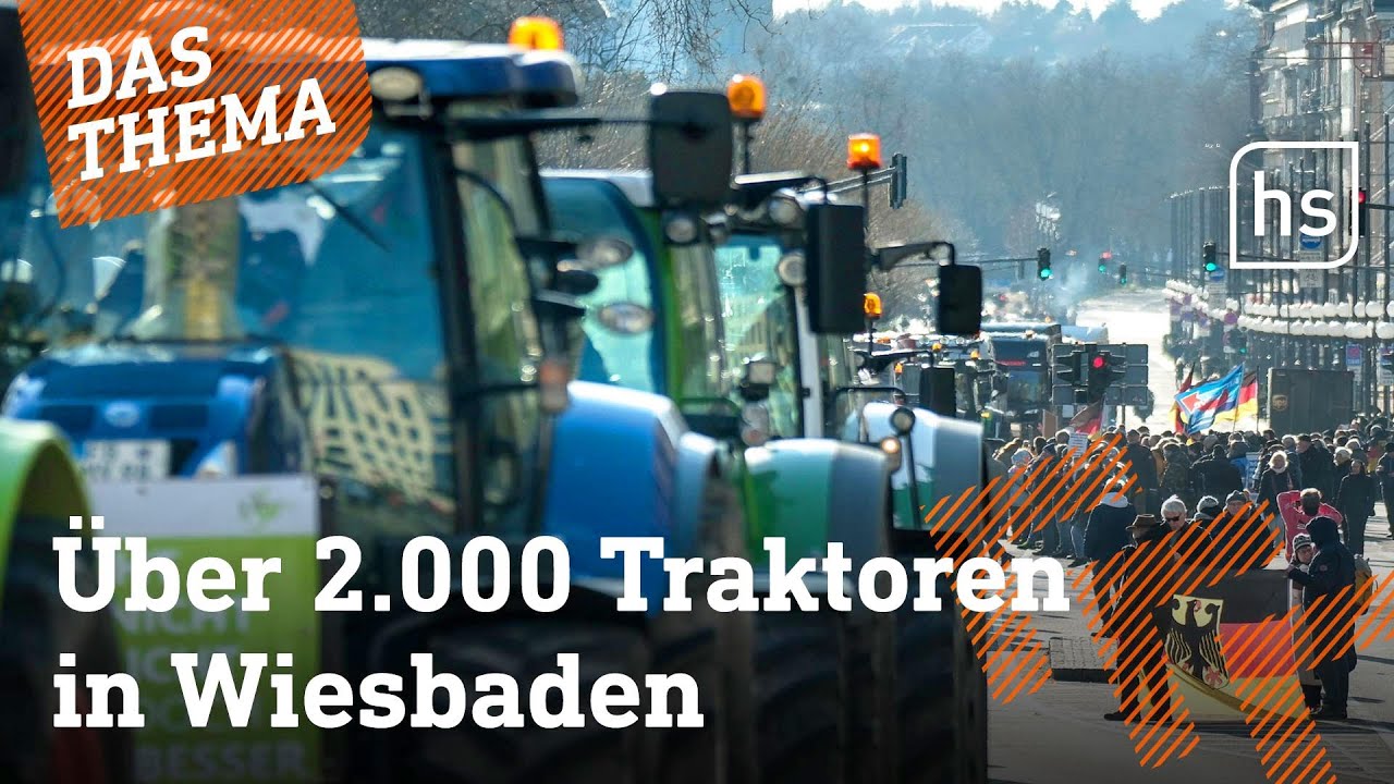 Die Landwirte, ihr Protest und die Trittbrettfahrer | hessenschau DAS THEMA