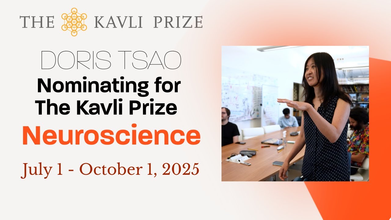Doris Tsao: Nominating for The Kavli Prize in Neuroscience