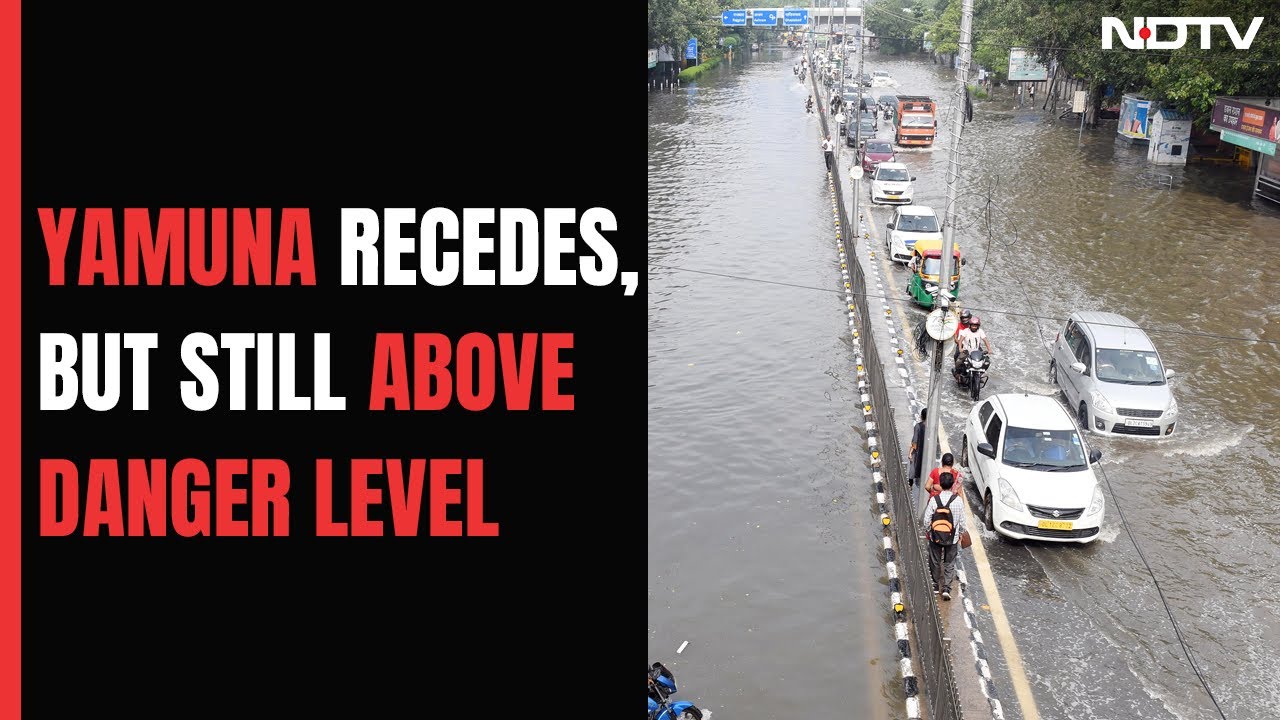 Delhi Flood | Yamuna Water Level Recedes But Roads Still Flooded, Evening Showers Add To Chaos