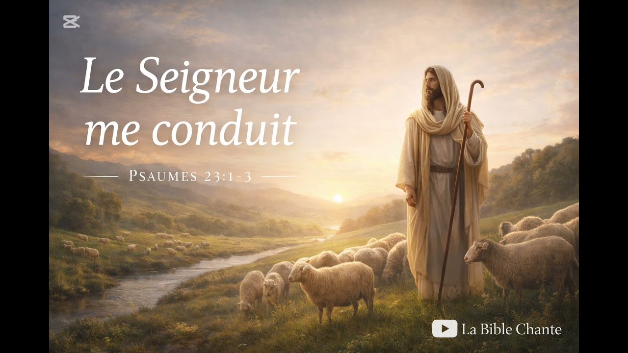 Le Seigneur me conduit- chanson du Psaumes 23:1-3