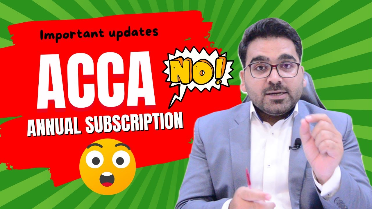 ACCA annual subscription free year | ACCA students - Must watch this video!!