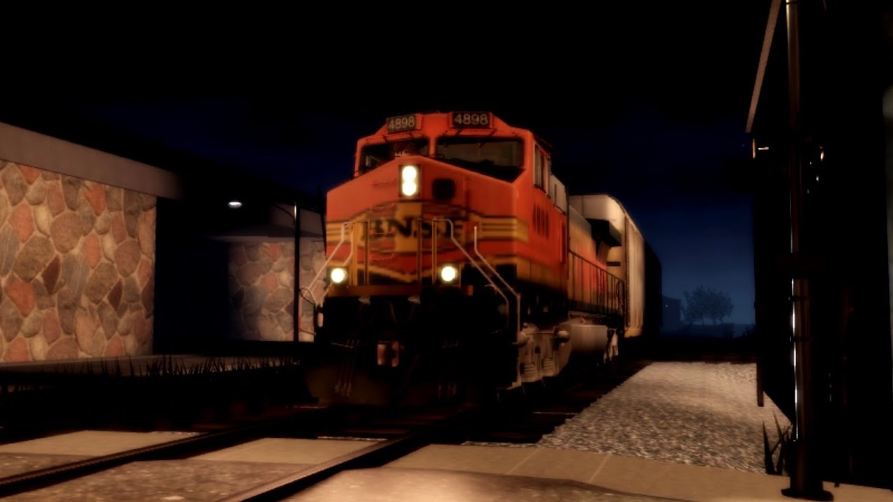 I Added A BNSF Driving Train In RailFan At Junction Place [REAL]