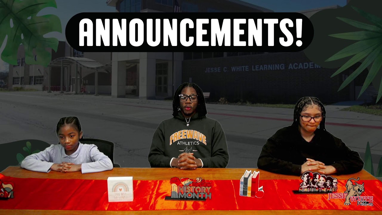 Jesse White Learning Academy - Broadcasting