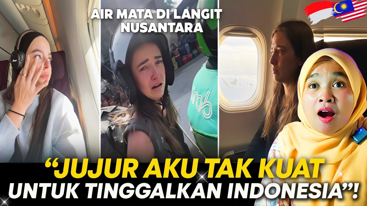 MENANGIS DI LANGIT NUSANTARA! Bule Ini Berlinang Air Mata Tak Kuat Tinggalkan INDONESIA!