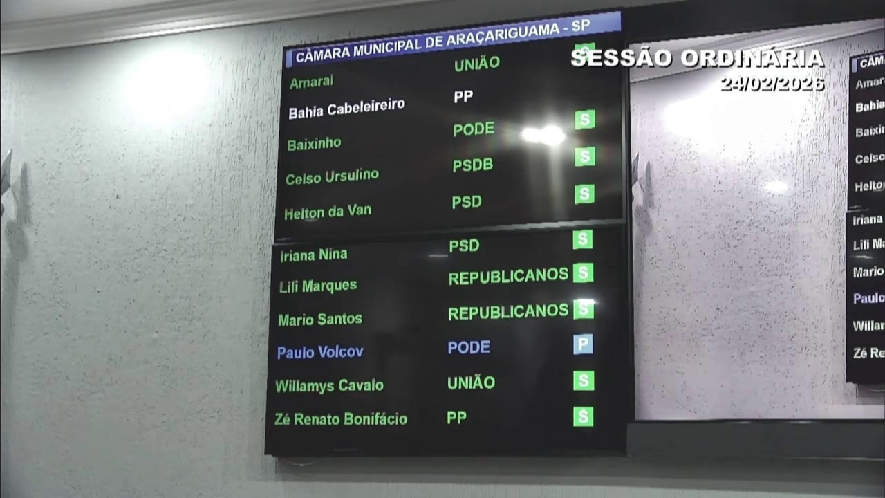 3ª Sessão Ordinária 2026