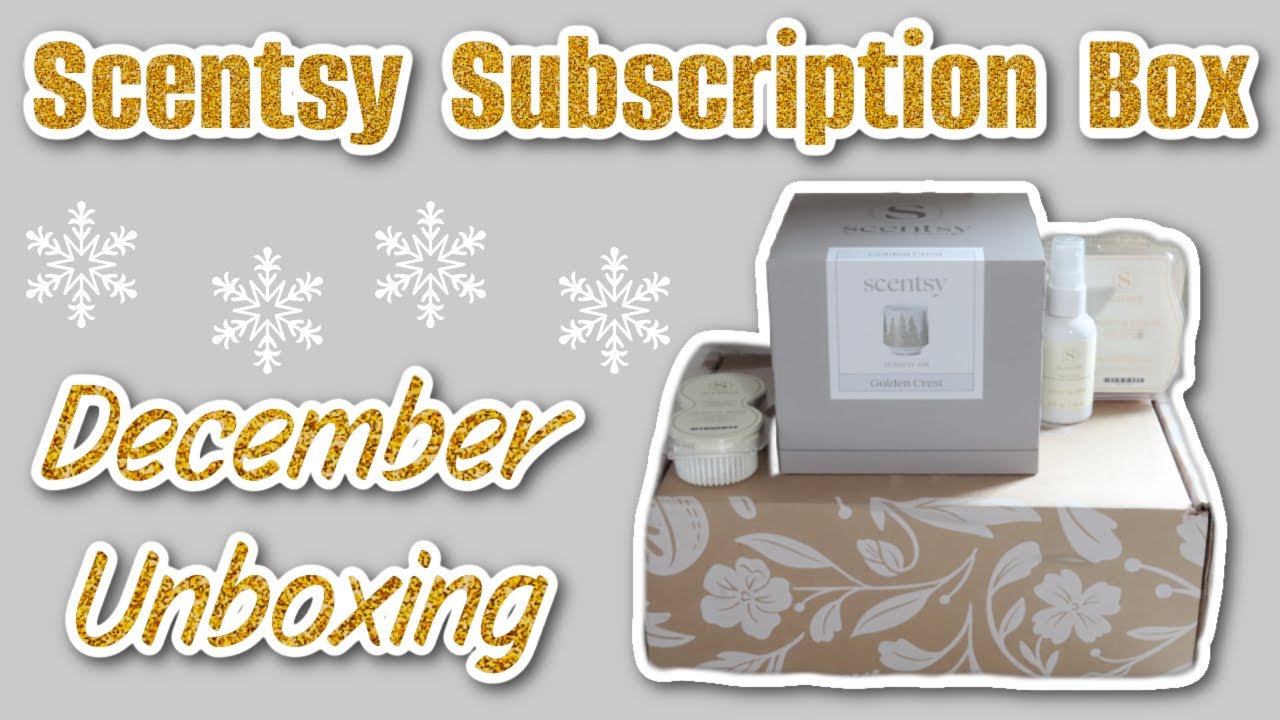 Декабрьский набор Scentsy Whiff Box | Серебро и золото