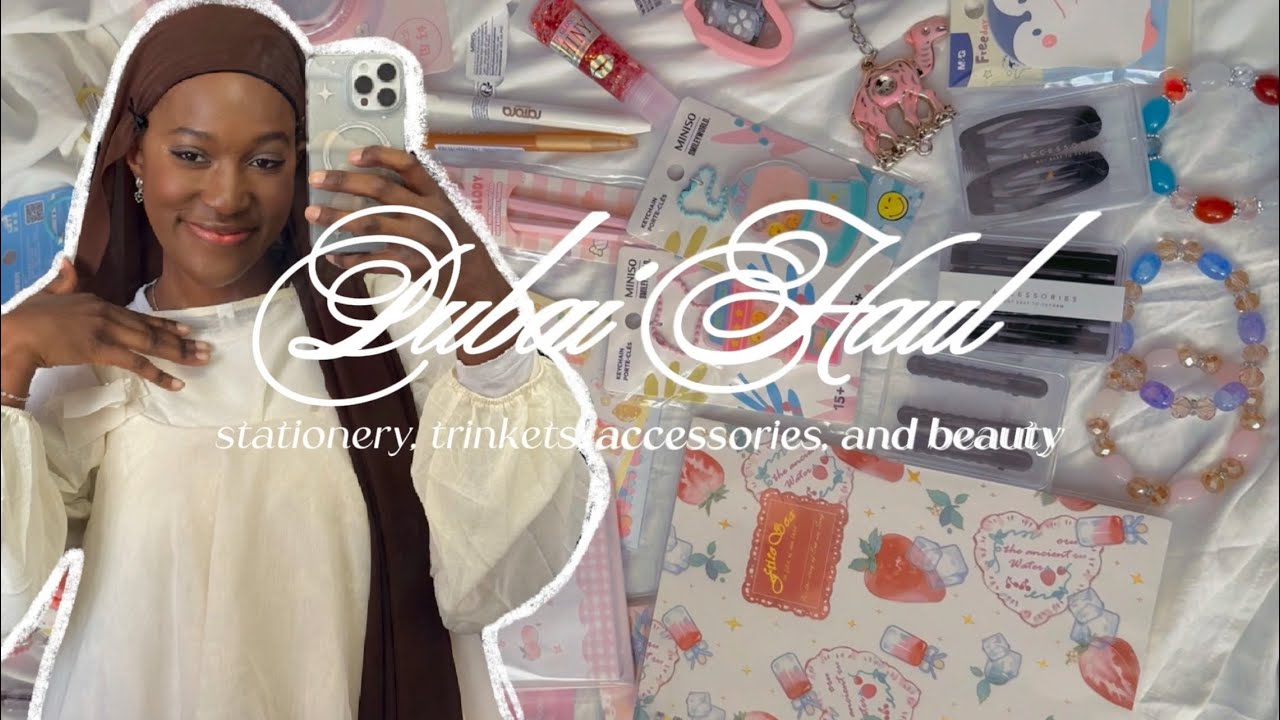 dubai/saudi haul | mumuso, miniso, & midi | stationery, trinket, accessory, and beauty ✧˖°
