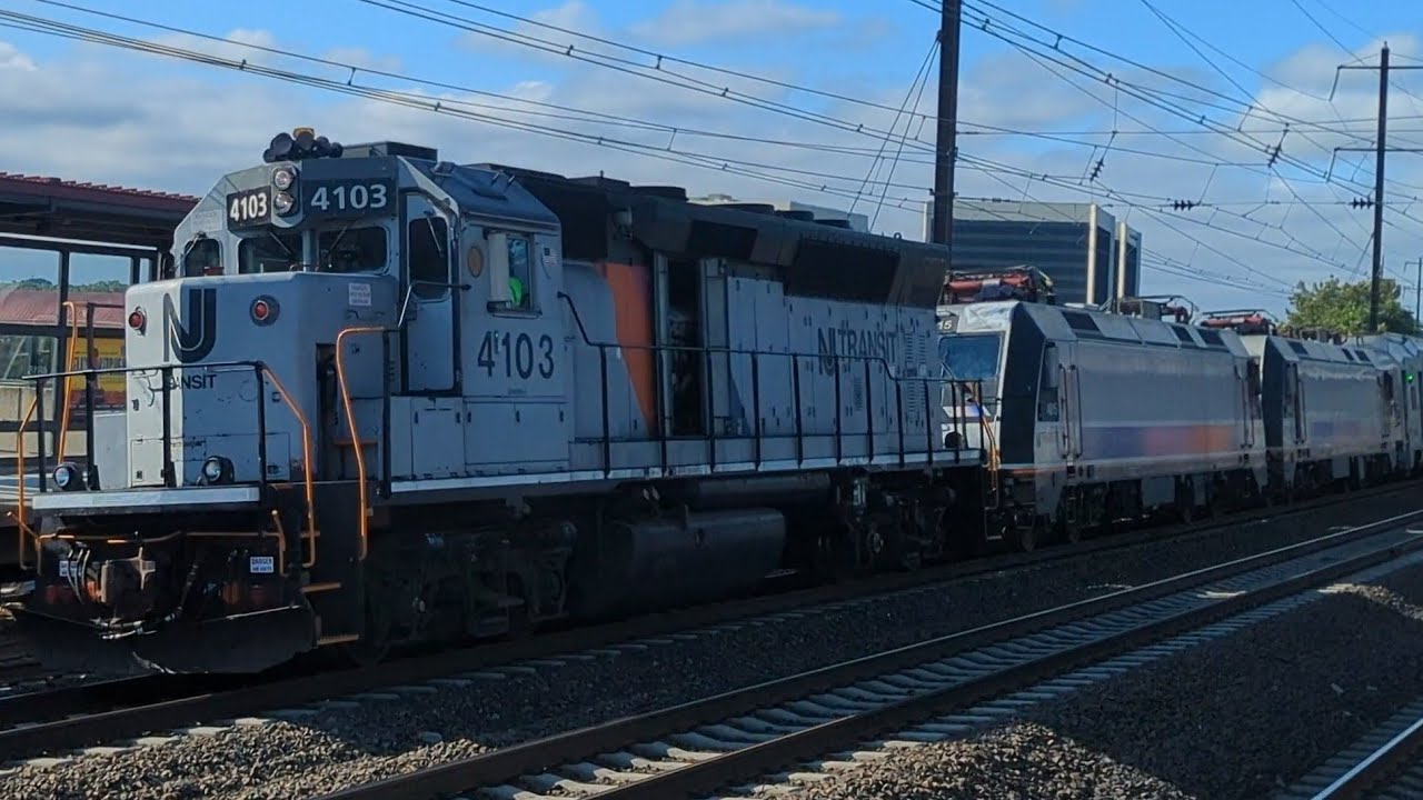 Railfanning Amtrak & NJ Transit at Metropark 9-22-24: NJT Equipment Move YM-40, Budd Cabs, and more!