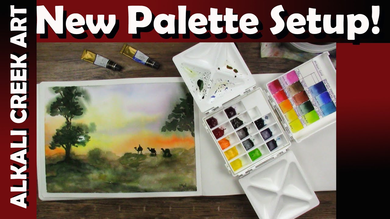 CLOVERLEAF PALETTE SET UP!  Which WATERCOLOR BRAND and Which COLORS Will We Choose?