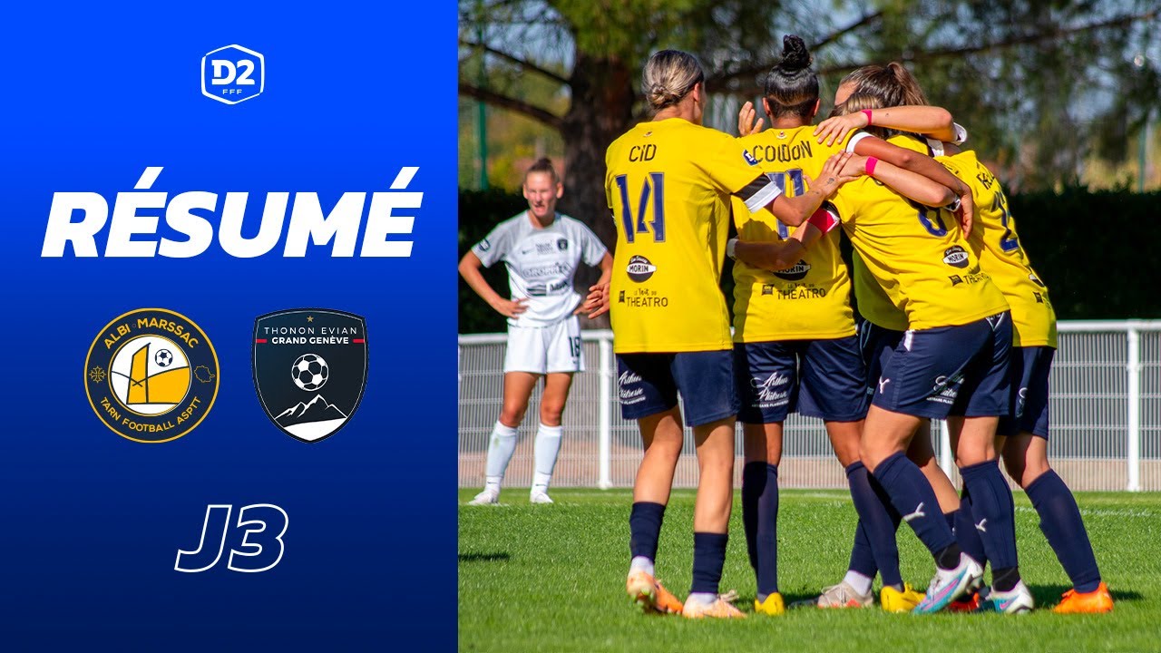 ALBI MARSSAC - THONON-ÉVIAN (2 - 0) / D2 FÉMININE 2023-2024