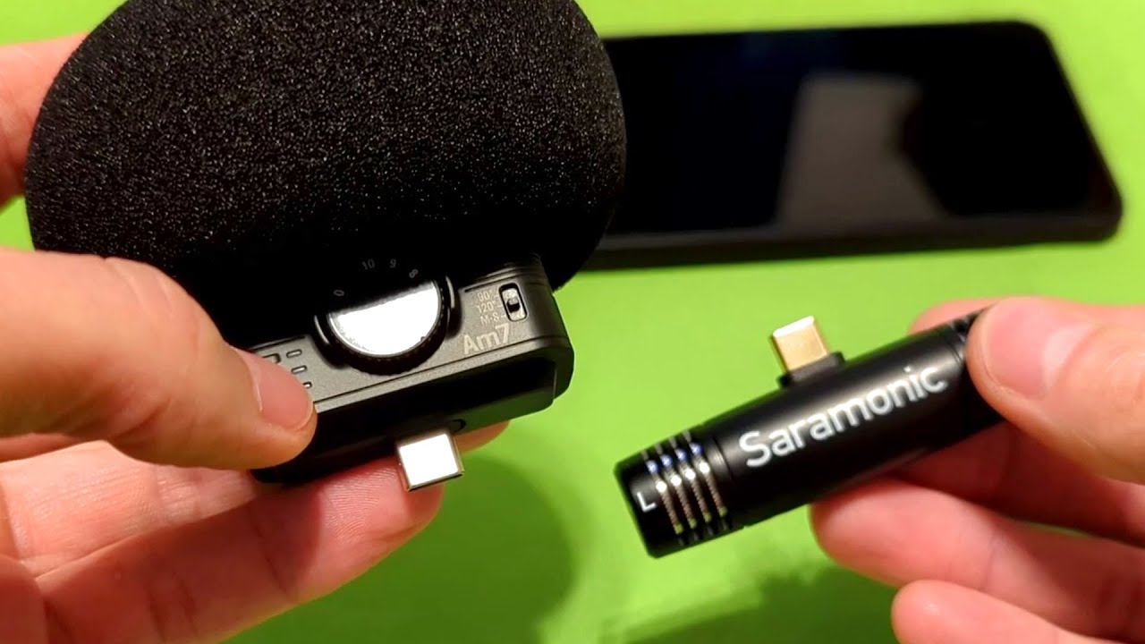 Zoom AM7 против Saramonic против Google Pixel 6 Pro — сравнение телефонов с USB-C и стереомикрофоном