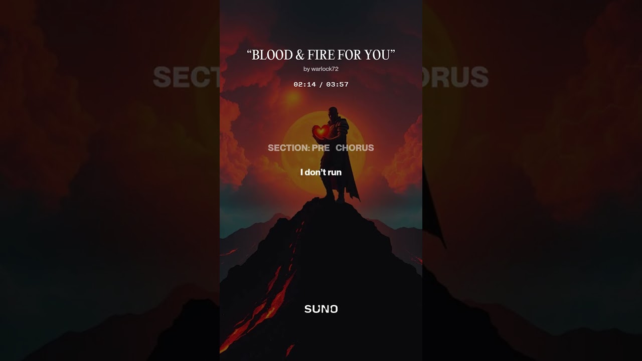 “BLOOD & FIRE FOR YOU”