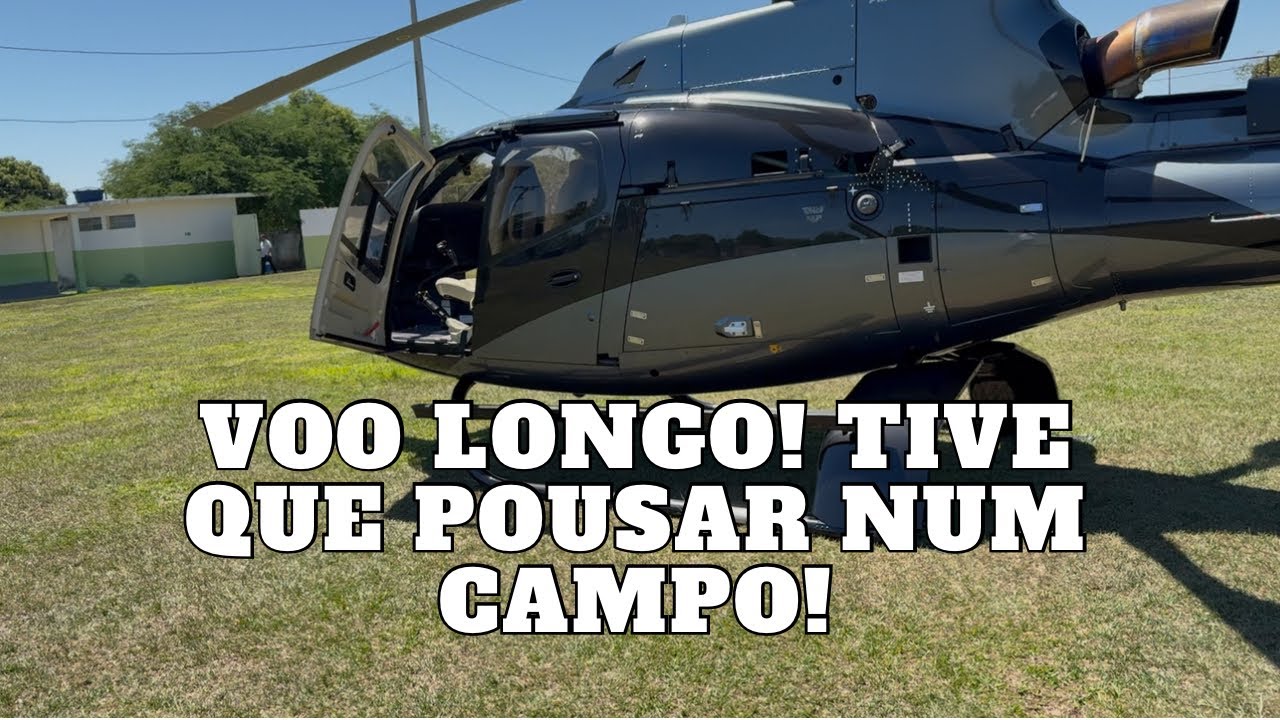 Voo Longo de Helicóptero? Veja Como É BH → Montes Claros no H130 T2! 🚁🔥
