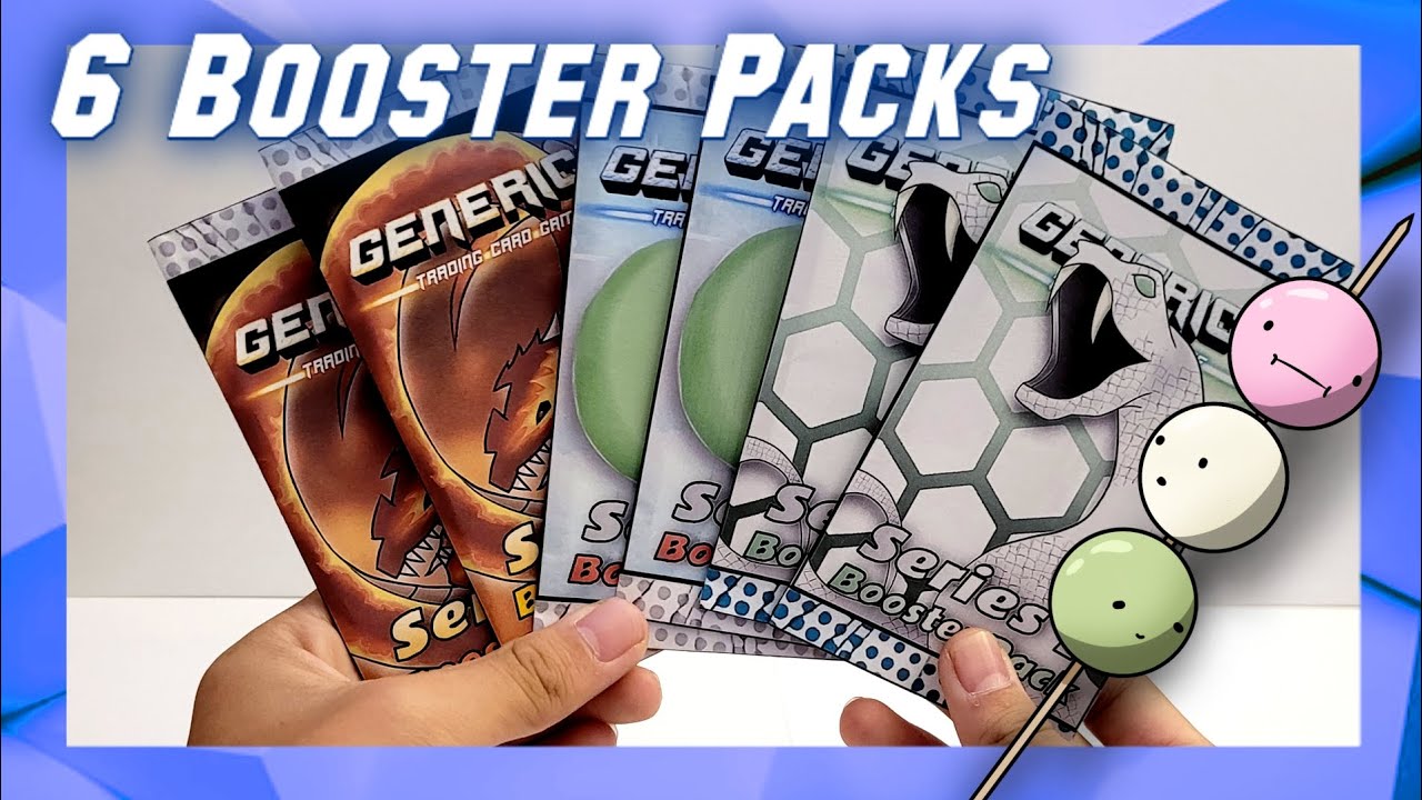 6 BOOSTER PACKS! | Generics TCG Series 1 Booster Pack Opening