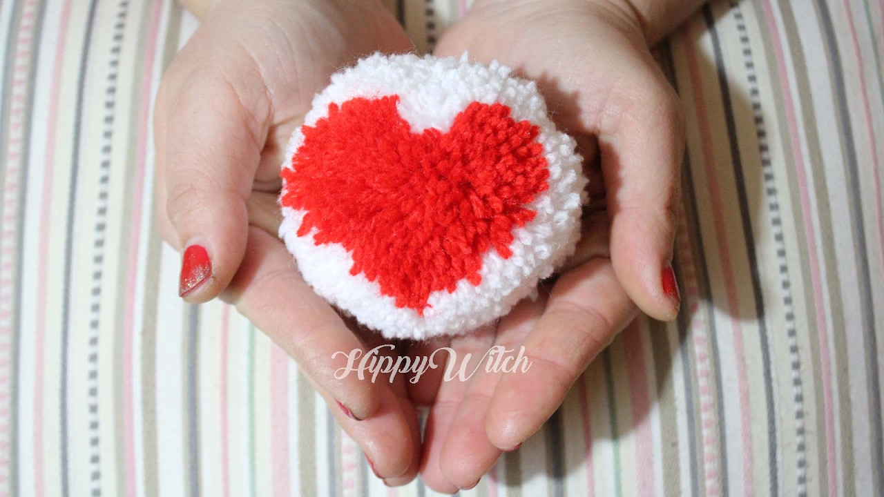 Come fare un POMPON con CUORE